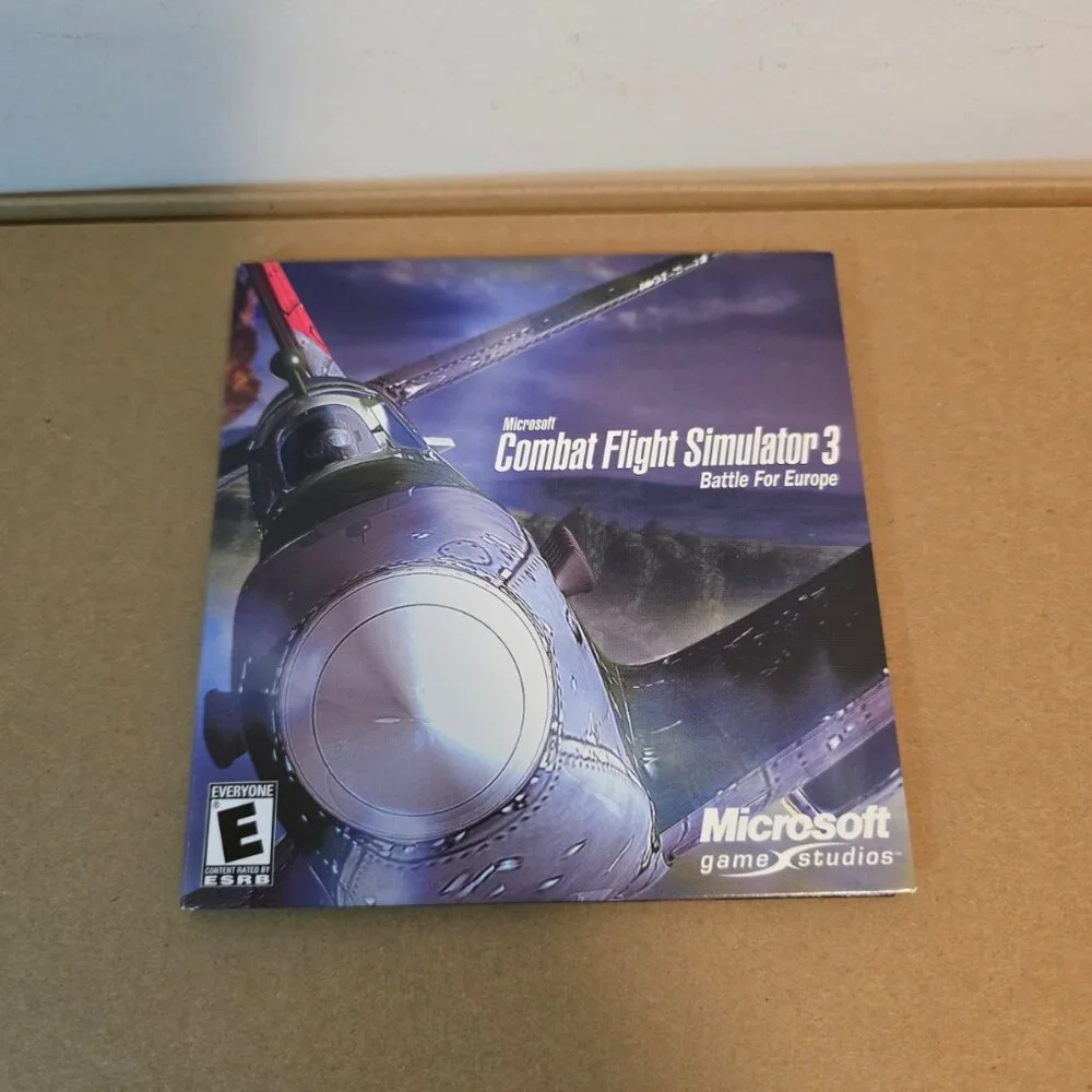 Logitech Attack 3 USB Joystick+Combat Flight Simulator 3 PC Game COMPLETE Tested